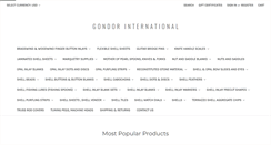 Desktop Screenshot of gondorinternational.com